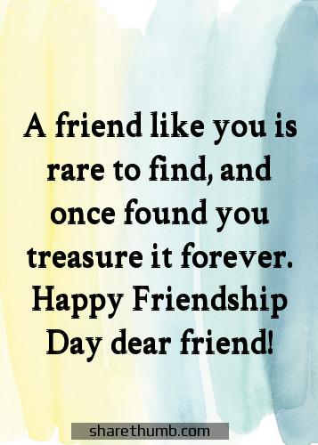 friendship day greetings messages